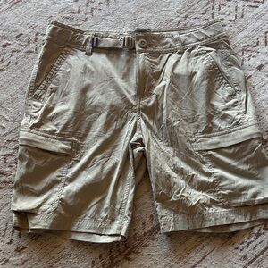 REI Women’s Lightweight Sahara Tan Cargo Shorts